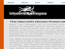 Tablet Screenshot of maxwellsdemon.com
